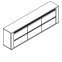 Шкаф навесной SFW3D Селена 1