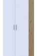 Шкаф для одежды Дорос Кен Артизан/белый Двухдверная 90 см 0