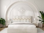 Кровать мягкая двуспальная Виорина деко Mirali / Мирали 13
