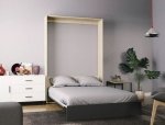Кровать двуспальная шкаф трансформер Art in Head Mitra / Митра 140 см 3