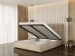 Ліжко м'яке двоспальне Лев Сантьяго з підйомним механізмом та нішею для білизни 4