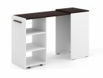 Тумба-трансформер Dolli Белый бриллиант/Венге 3