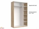Шафа 3дв Міромарк Тедді 3 дверний дуб артизан 135 см 13