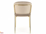 Стул K-499 бежевый/золотой 3