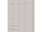Шафа для одягу Дорос Лукас кашемір 4 дверна 180 см 5