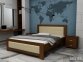 Ліжко двоспальне дерев'яне Явіто Енігма Масив Вільха / Ясен / Дуб 10