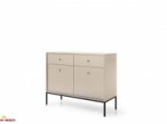 Комод Моно / Mono MKSZ104 Бежевый/черные ножки 0