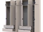 Шкаф для одежды Дорос Лукас кашемир 6 дверный 270 см 0