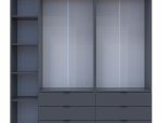 Шкаф Дорос Гелар графит 5 дверной 193,7 см 2