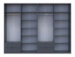 Шкаф для одежды Дорос Лукас графит 8 дверный 320 см 2