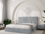 Кровать мягкая двуспальная Виорина деко Mirali / Мирали 0