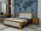Кровать двуспальная деревянная Явито Енигма с подьемным механизмом и нишей для белья Массив Ольха / Ясень / Дуб 12
