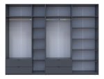 Шкаф для одежды Дорос Лукас графит 7 дверный 315 см 2