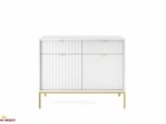Комод Білий/Золоті ніжки KSZ104 Nova 2