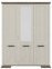 Шкаф SZF3D Гербор Марсель 3 дверный ясен снежный 167 см 0