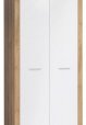 Шафа SZF2D BRW Poland Balder 2 дверна білий 90 см 2
