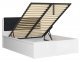 Кровать двуспальная с мягким изголовьем BRW Poland LOZ/140/B Tetrix / Тетрикс с подьемним механизмом и нишей для белья ДСП 2