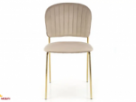 Стул K-499 бежевый/золотой 0