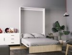 Кровать двуспальная шкаф трансформер Art in Head Mitra / Митра 140 см 25