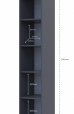 Этажерка к шкафам Дорос Гелар графит 38,2 см 3