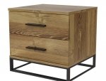 Тумба прикроватная с двумя ящиками Art in Head Ascet / Аскет 14
