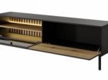 Тумба під ТВ Lang/Ланг RTV180 2D Чорний/Дуб евок Perfect Home Ширина 180 см 3