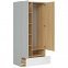 Шкаф SZF2D1S BRW Poland Nandu 2 дверный светло серый дуб 90 см 8