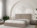Кровать мягкая двуспальная Виорина деко Mirali / Мирали 6