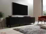 Тумба под ТВ Etna/Этна RTV200 4D Черный/Черный глянец Cama Ширина 200 см 0