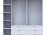 Шкаф Дорос Гелар белый 5 дверной 193,7 см 2