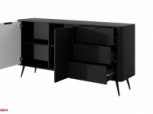 Комод 2D3S/163 Черные/Черные ножки Lante 4
