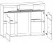 Буфет KOM2W1D3S/10/15 Амелія 3