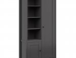 Шафа комбінована BRW Poland SZF2D Hesen 2 дверна чорна 106 см 1