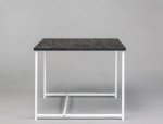 Столик Квадро М вугільний камінь 1