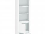 Стелаж 1D1S [R] білий глянець Lingo 0