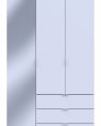 Шкаф для одежды Дорос Гелар белый 2-х дверный/Зеркало 116,5 см 4