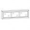 Витрина навесная SFW1W/148 Коен ІІ 0