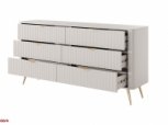 Комод 6S/163 Беж/Золоті ніжки Lante 4