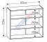 Тумба верхняя В80.72.2Д/В80.92.2Д Минимал 0