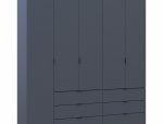 Шкаф Дорос Гелар графит 5 дверной 193,7 см 5