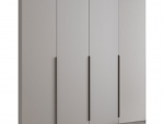 Шкаф Mebelstar Оскар четырехдверный с ящиками Серая мышка 200 см 2