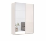 Шкаф-купе с зеркалом Миромарк Лилу 2 дверный кашемир 150 см