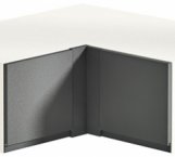 Антресоль А100х100.36.2Д угол.глубокая Бета ручка