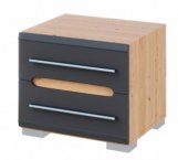 Тумба прикроватная Бьянко Графит