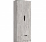 Шкаф 2Д1Ш Світ Меблів Локи 2 дверный артвуд светлый 100 см