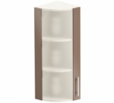 Шафа верхня В30.72.1СК/В30.92.1СК кут. гнут. Фарбований високий глянець 