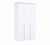Шафа 3дв без дзеркал Міромарк Бартон 3 дверна білий супермат 137 см
