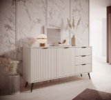 Комод 2D3S/163 Беж/Черные ножки Lante