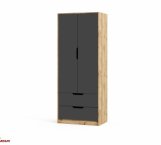 Шкаф Viorina Deko Teenager 2 дверный графит