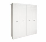 Шафа 4дв без дзеркал Міромарк Прованс 4 дверна білий 193 см